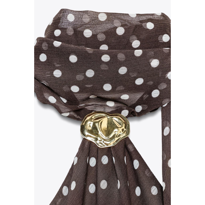 ТОП В ГОРОШЕК С ГОРЛОВИНОЙ ХАЛТЕР И ФУРНИТУРОЙ