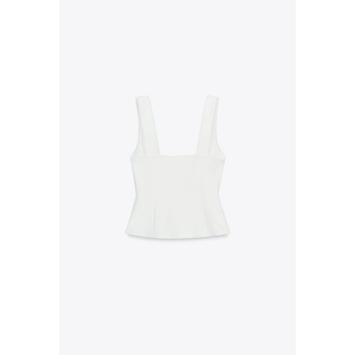 ТОП-КОРСЕТ С ЗУБЧАТОЙ ТЕСЬМОЙ