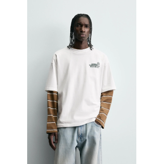 ФУТБОЛКА С ПРИНТОМ В ВИДЕ ТЕКСТА