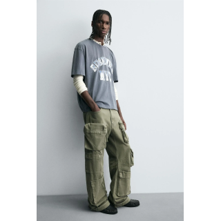 ФУТБОЛКА С ВЫСТИРАННЫМ ПРИНТОМ