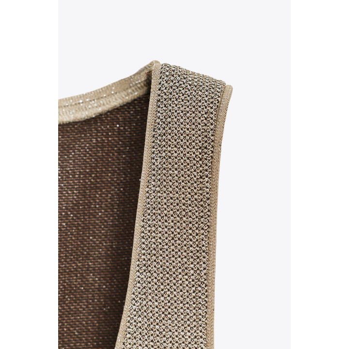 ТОП С ТЕКСТУРОЙ И МЕТАЛЛИЗИРОВАННОЙ НИТЬЮ