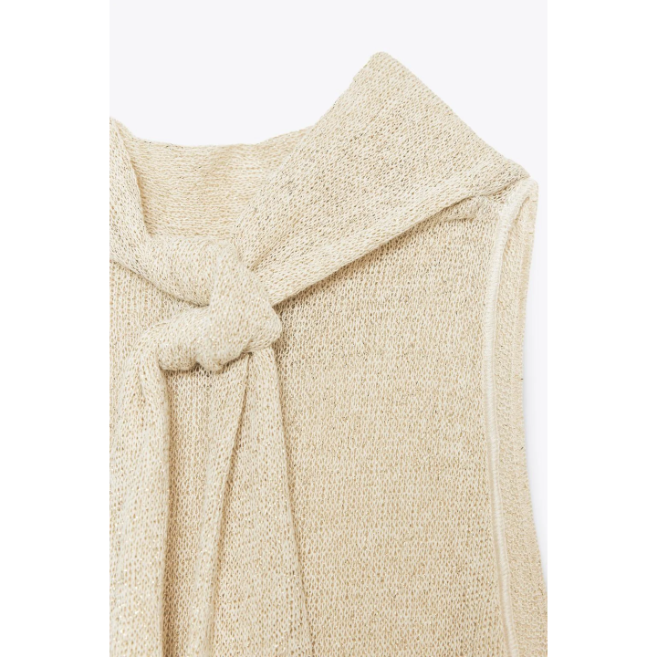 ТОП С ГОРЛОВИНОЙ ХАЛТЕР И МЕТАЛЛИЗИРОВАННОЙ НИТЬЮ