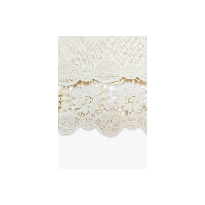 КОМБИНИРОВАННЫЕ БРЮКИ С ГИПЮРОМ