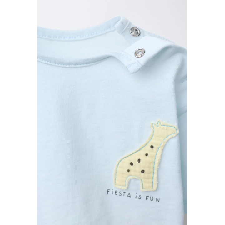 ФУТБОЛКА С АППЛИКАЦИЕЙ ЖИРАФ