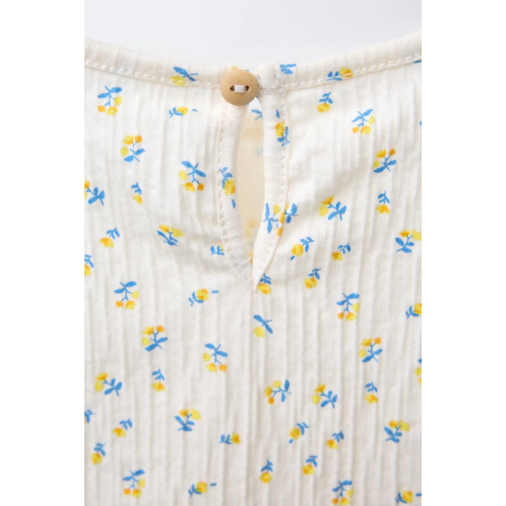 ФУТБОЛКА С ЦВЕТОЧНЫМ ПРИНТОМ