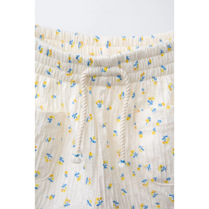 БЕРМУДЫ С ЦВЕТОЧНЫМ ПРИНТОМ