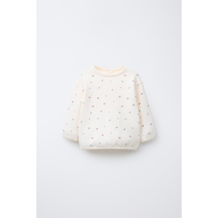 Толстовка с цветочным принтом