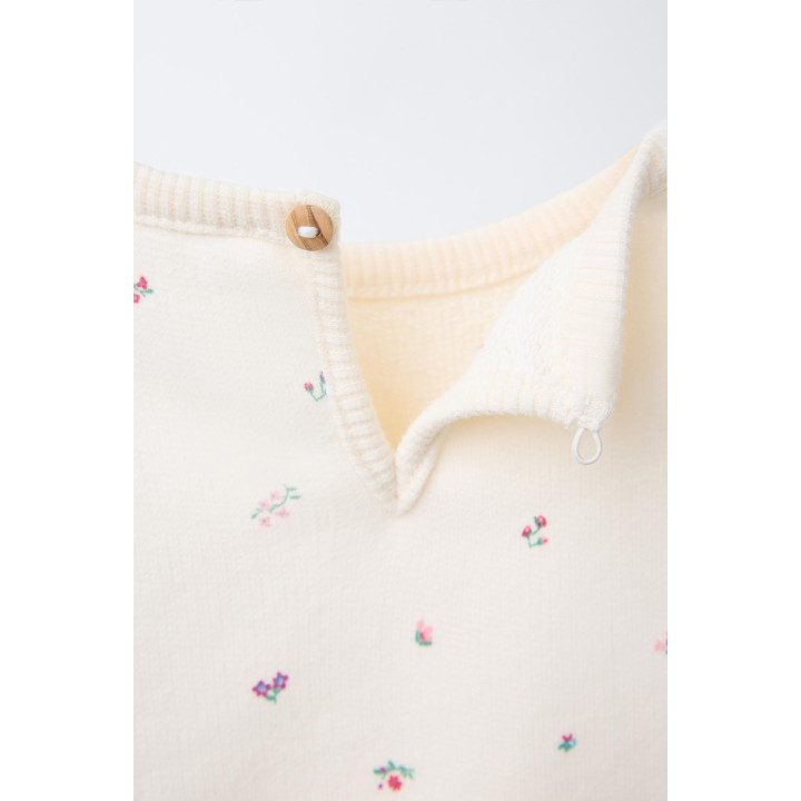 Толстовка с цветочным принтом