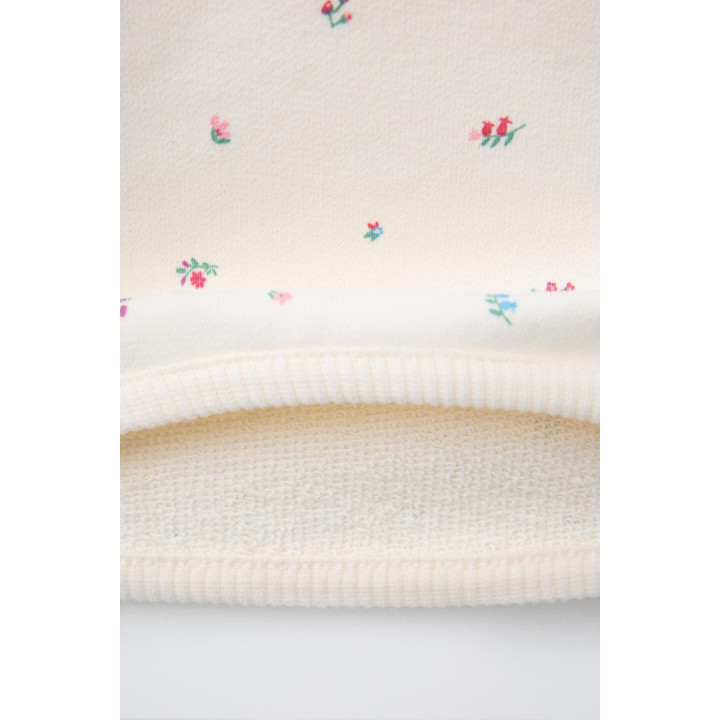 Толстовка с цветочным принтом