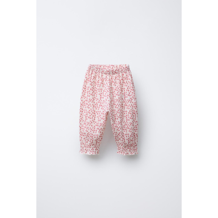 БРЮКИ С ТЕКСТУРОЙ В ВИДЕ СЕРДЕЦ