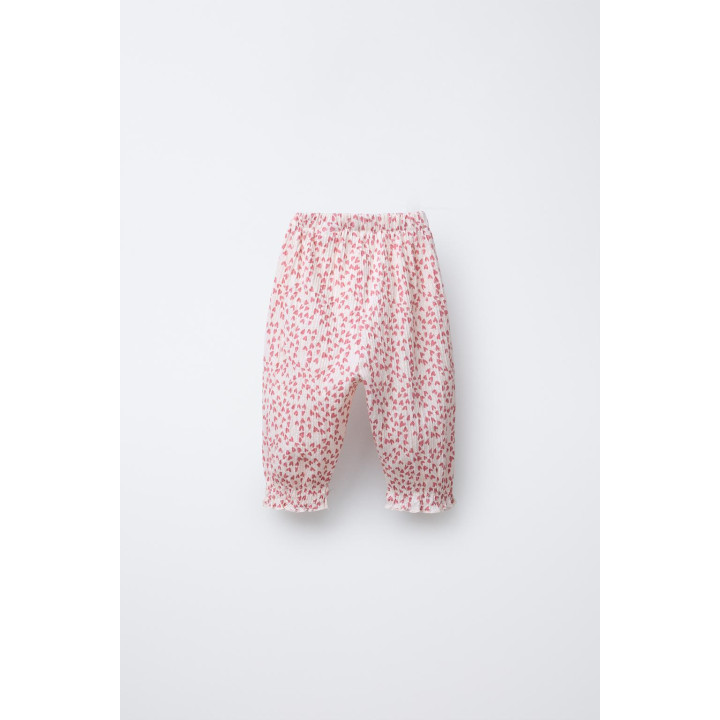 БРЮКИ С ТЕКСТУРОЙ В ВИДЕ СЕРДЕЦ