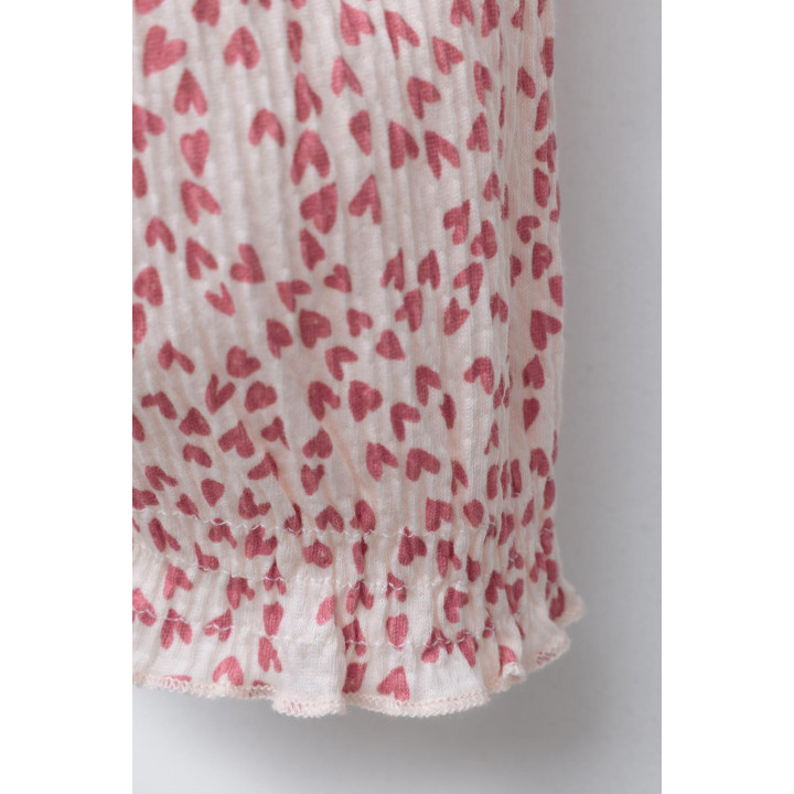 БРЮКИ С ТЕКСТУРОЙ В ВИДЕ СЕРДЕЦ