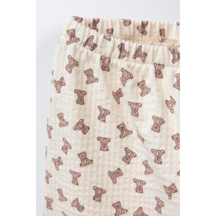 Брюки с медвежонком