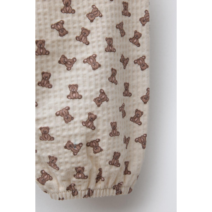 Брюки с медвежонком