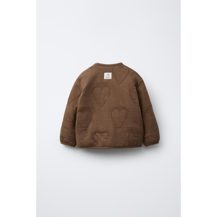 КУРТКА ФЛИСОВАЯ С СЕРДЕЧКАМИ