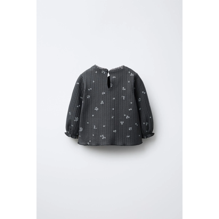 ФУТБОЛКА С ЦВЕТОЧНЫМ ПРИНТОМ