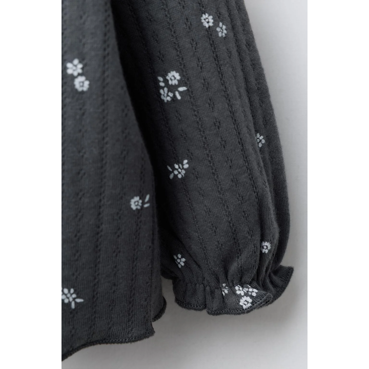 ФУТБОЛКА С ЦВЕТОЧНЫМ ПРИНТОМ