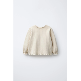 ФУТБОЛКА ИЗ АЖУРНОГО ТРИКОТАЖА