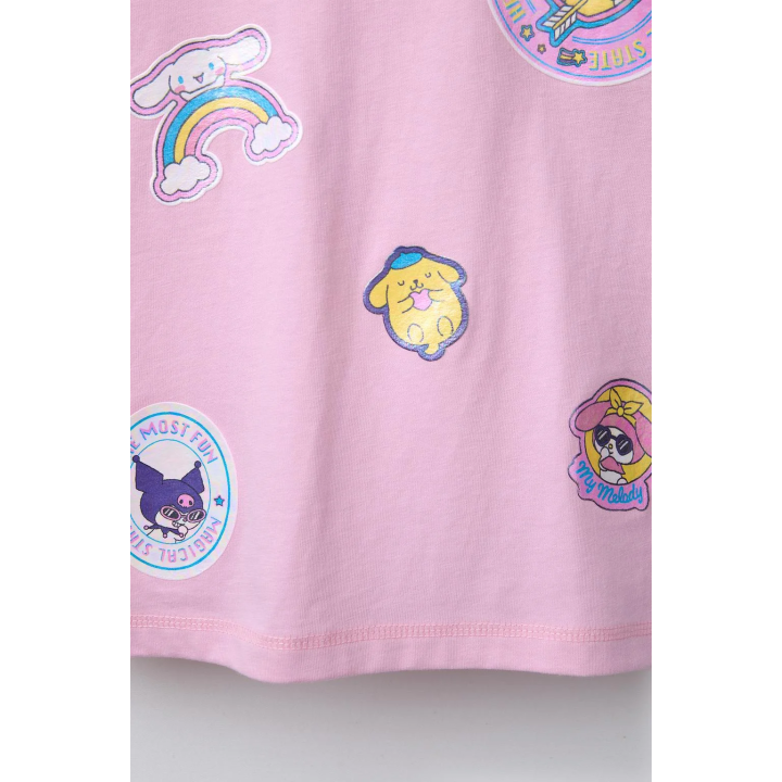 ФУТБОЛКА С НАШИВКАМИ KUROMI © SANRIO