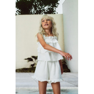 ТОП С ВОЛАНАМИ, 100% ЛЁН