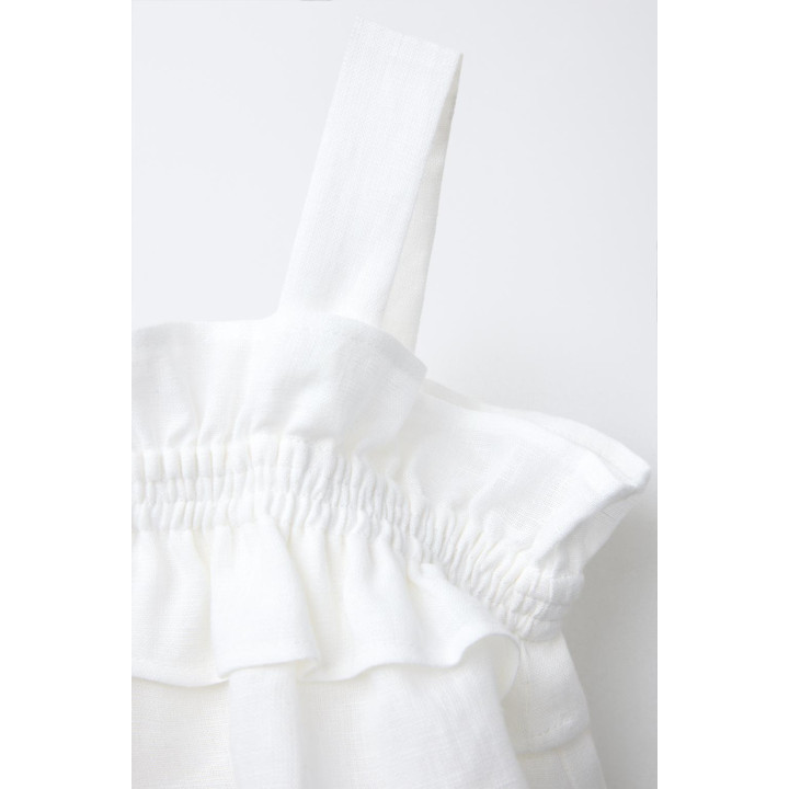 ТОП С ВОЛАНАМИ, 100% ЛЁН