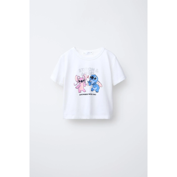 КОМПЛЕКТ: ОДНОТОННАЯ РУБАШКА И УКОРОЧЕННАЯ ФУТБОЛКА LILO & STITCH © DISNEY
