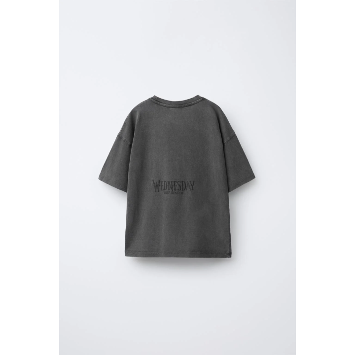 ФУТБОЛКА С ЭФФЕКТОМ ПОТЕРТОСТИ WEDNESDAY ©