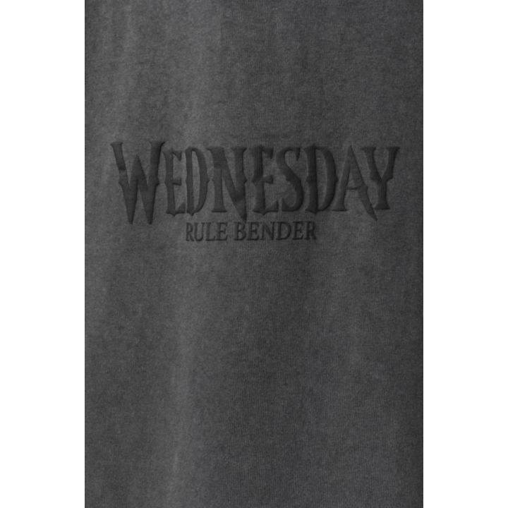 ФУТБОЛКА С ЭФФЕКТОМ ПОТЕРТОСТИ WEDNESDAY ©