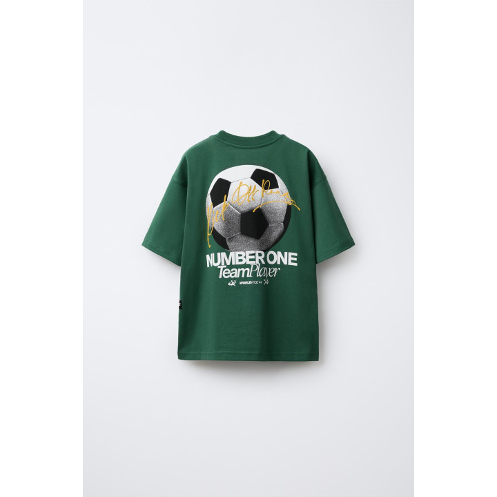 ФУТБОЛКА С ФУТБОЛЬНЫМ ПРИНТОМ