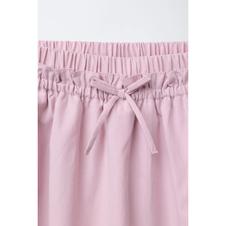 ЮБКА-ШОРТЫ С ВОЛАНАМИ И ЖЕМЧУГОМ