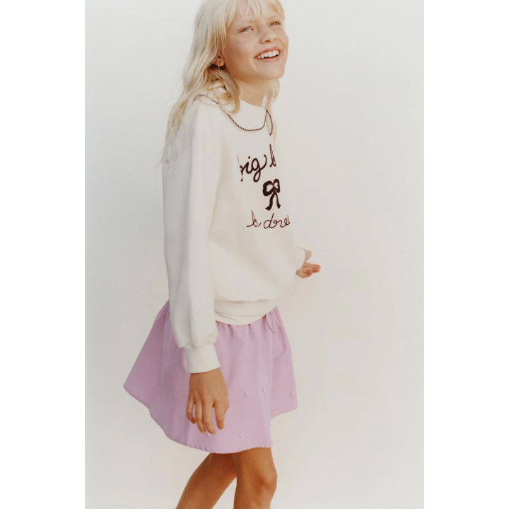 ЮБКА-ШОРТЫ С ВОЛАНАМИ И ЖЕМЧУГОМ