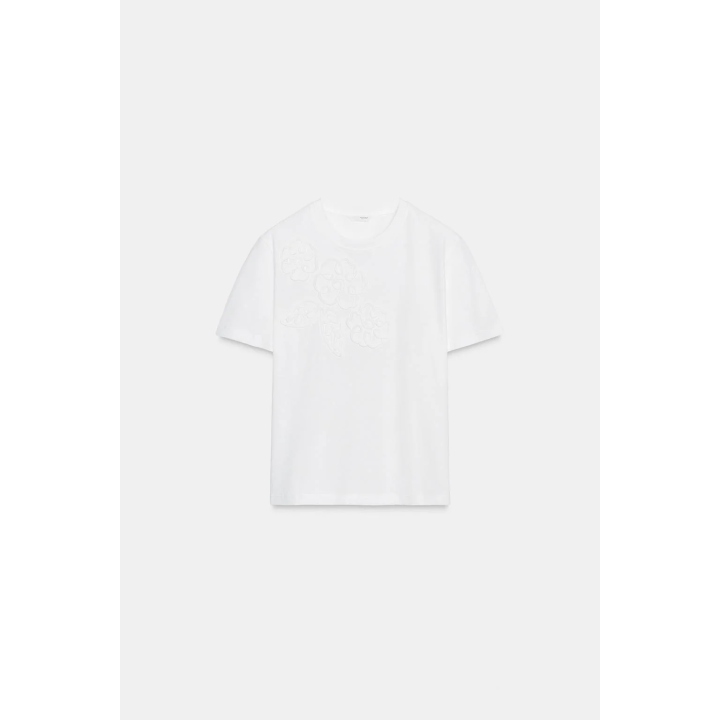 ФУТБОЛКА С РЕЛЬЕФНЫМИ ЦВЕТАМИ