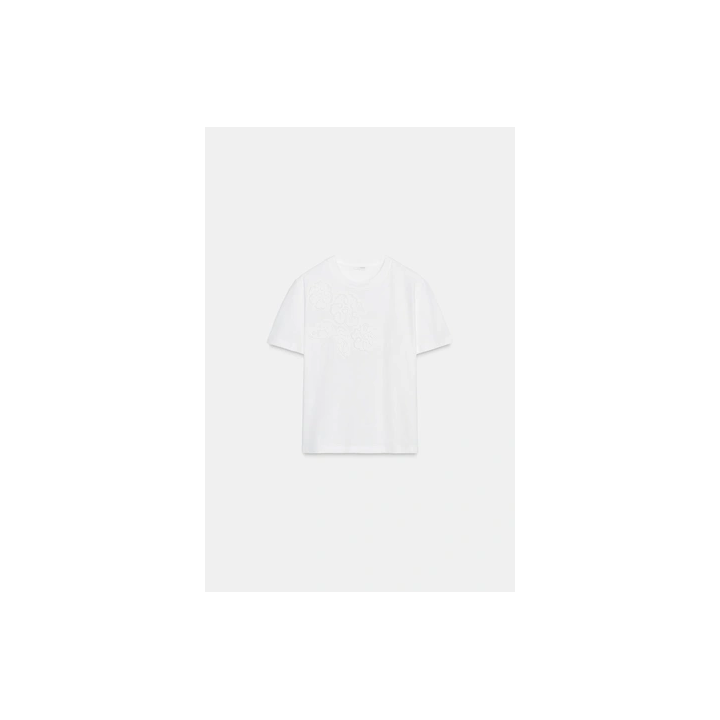 ФУТБОЛКА С РЕЛЬЕФНЫМИ ЦВЕТАМИ