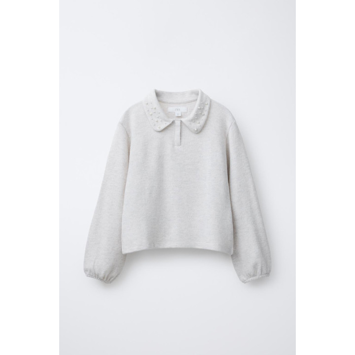 ПОЛО SOFT TOUCH С БУСИНАМИ