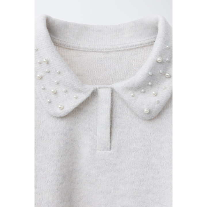 ПОЛО SOFT TOUCH С БУСИНАМИ