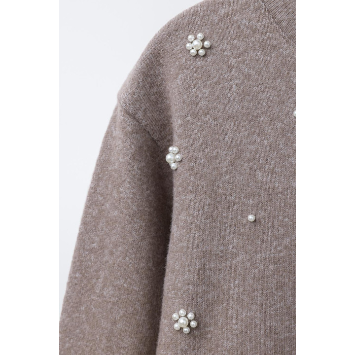 ЛОНГСЛИВ SOFT TOUCH С БУСИНАМИ