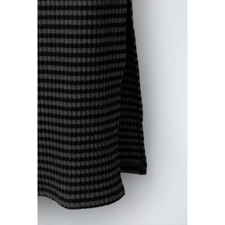 ЮБКА МИДИ С ТЕКСТУРОЙ В ПОЛОСКУ