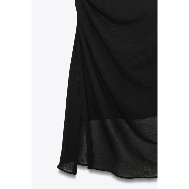 ПРОЗРАЧНЫЙ ТОП С ГОРЛОВИНОЙ ХАЛТЕР