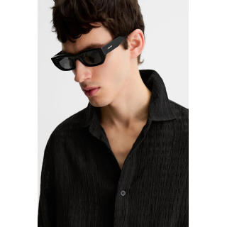 ЖАККАРДОВАЯ РУБАШКА ИЗ ЛЬНА И ХЛОПКА