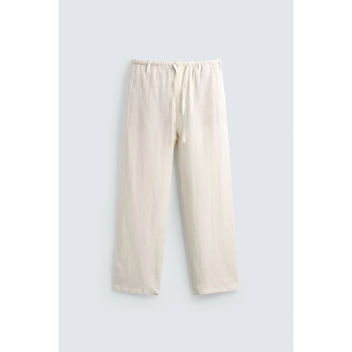 БРЮКИ RELAXED FIT ИЗ 100% ЛЬНА