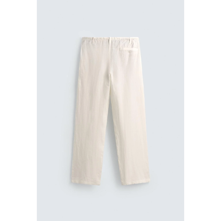 БРЮКИ RELAXED FIT ИЗ 100% ЛЬНА