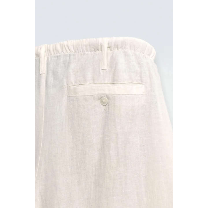 БРЮКИ RELAXED FIT ИЗ 100% ЛЬНА