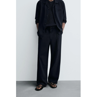 БРЮКИ RELAXED FIT С РЕМНЕМ