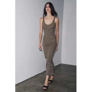 ДЛИННОЕ ПЛАТЬЕ НА БРЕТЕЛЯХ