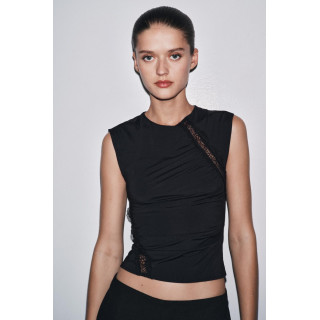 ТОП ИЗ ПОЛИАМИДА С КРУЖЕВОМ