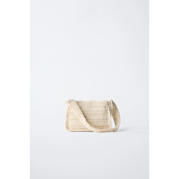 СУМКА ИЗ КРУЖЕВА КРОШЕ С ЦВЕТКОМ