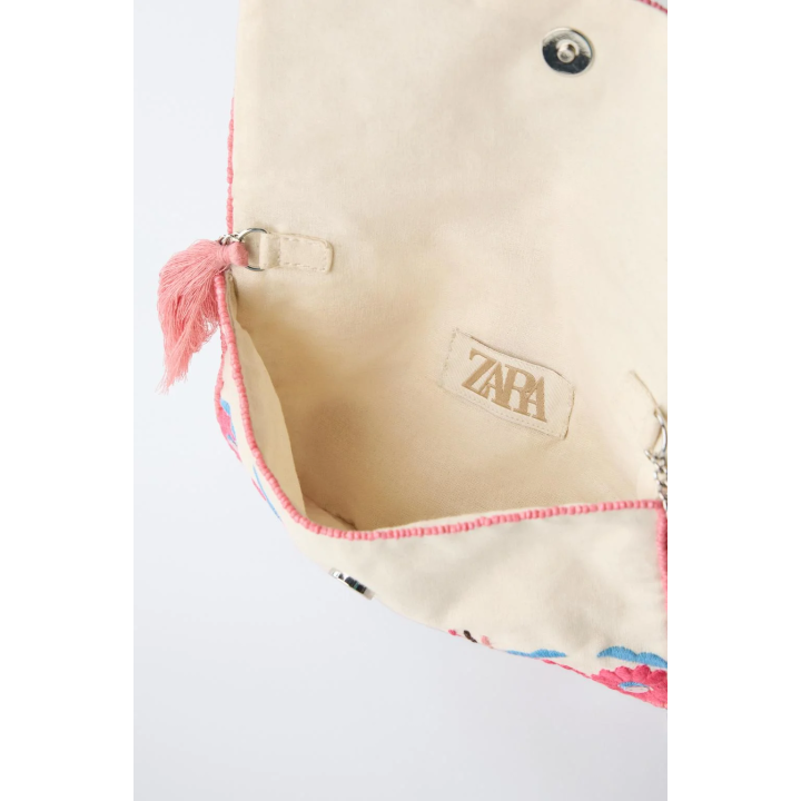 СУМКА С ЗЕРКАЛЬНЫМИ ДЕТАЛЯМИ И ПЛЕЧЕВЫМ РЕМНЕМ