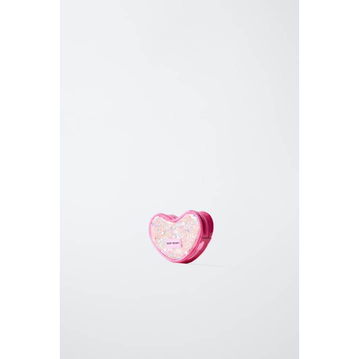 ВИНИЛОВЫЙ КОШЕЛЕК В ФОРМЕ СЕРДЦА