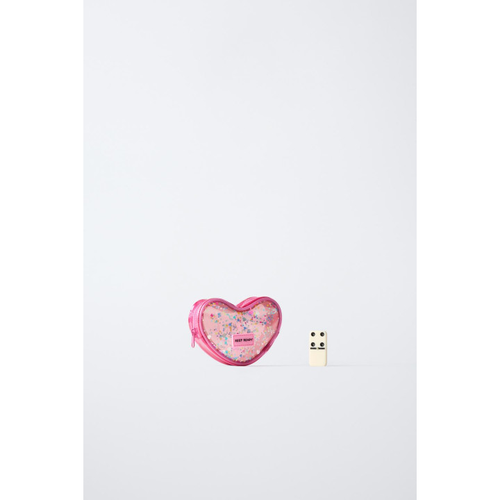 ВИНИЛОВЫЙ КОШЕЛЕК В ФОРМЕ СЕРДЦА