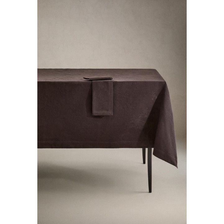 Хлопковый скатерть с жаккардовым узором